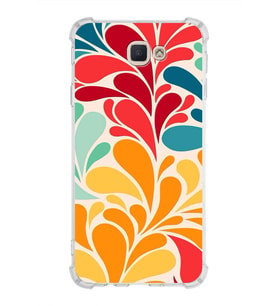 PrintiFy Samsung Galaxy J7 Prime 2 Uyumlu Retro Color 5 Baskılı Şeffaf Köşe Korumalı Antişok Kılıf