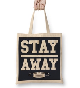 Stay Away Virus Bez Çanta Uzun Saplı