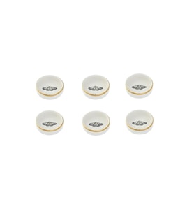 Çiçek Desenli Lokumluk 7cm 6'lı Set, Zarif ve Şık Tasarım