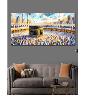 Kanvas Tablo Kabe’De Kutsal Ziyaret