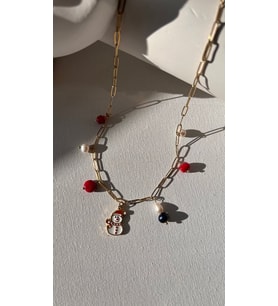 Araç zincir yılbaşı charm kolye