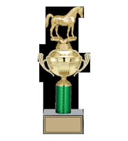 ODAK KUPA - Figürlü Kupalar - At Figürlü Kupalar FG-050 C - 34 cm