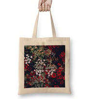 Kpop Fake Love Red Floral Bez Çanta Uzun Saplı