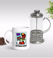 BK Gift Kişiye Özel Canım Babam Tasarımlı Kupa & French Press Seti-3 (Model 1)