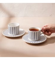 Güral Porselen Mental 4 Parça Çay Fincan Takımı 6733