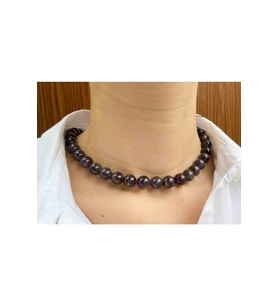 Nelleovana Ametist Taşı Doğaltaş Kolye 10 Mm