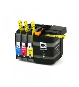 PhotoPrint® Brother LC535XL Uyumlu 4 Renk Muadil Kartuş Seti (Çok Renkli)