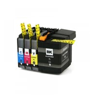 PhotoPrint® Brother LC535XL Uyumlu 4 Renk Muadil Kartuş Seti (Çok Renkli)