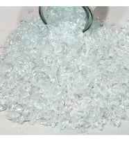 Tahtakale Toptancı Dekoratif Gerçek Cam Kırığı (4-8 MM Arlığında  50 GR) Sade Beyaz (Düz)