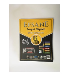 Efsane 6.Sınıf Sosyal Bilgiler Soru Bankası (Karışık)