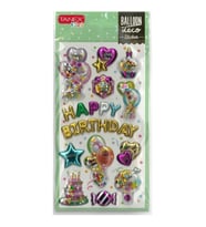 TANEX KIDS TNX-26003 DEKORATİF ETİKETLER - PUFFY BALLON STICKER