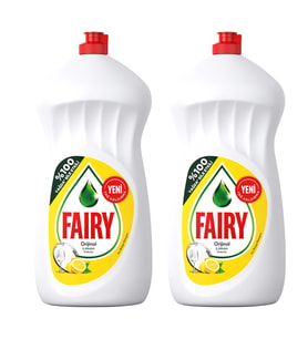 Fairy Bulaşık Deterjanı Limon 1350 ml 2 li