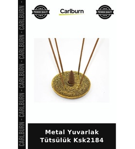 Özel Üretim Dekoratif Ev Aksesuarı Metal Yuvarlak Tütsülük
