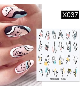 Su transferli nail art sticker X037 (49831-37)