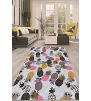 Dijital Kaymaz Taban Yıkanabilir Modern Renkli Salon Halısı Mutfak Halısı Yolluk ND-HT-207 (Çok Renkli)