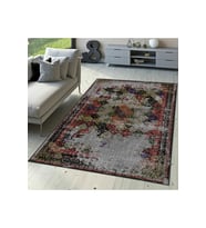 Rovigo Home Dijital Baskı Yıkanabilir Kaymaz Taban Salon Halısı RVG1639-HY1204 80x300 cm (Siyah)