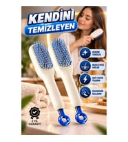 Kendini Temizleyen Masajlı Saç Tarağı – Anti-Statik Ergonomik Tasarım
