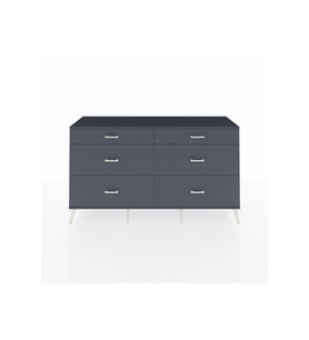 Hyperion Konsol 6 Çekmeceli  176x44x99 Antrasit-Antrasit