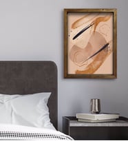 BK Gift Yatak Odası Konseptli Doğal Masif Ahşap Çerçeveli Tablo 45x65cm-29