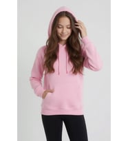 Gri Kız Çocuk Kanguru Cepli Şardonlu Kapüşonlu Sweatshirt 24692