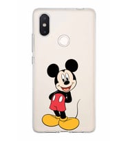 Xiaomi Mi 8 Se Uyumlu Kapak Mickey Mouse Tasarımlı Şeffaf Silikon Kılıf