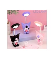 Renkli Kuromi Tasarımlı LED Çocuk Odası Masa Lambası (Krem)