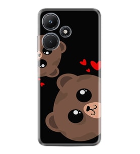 Infınix Hot 30i Kılıf Silikon Desen Özel Seri Love Animals 1780