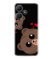 Infınix Hot 30i Kılıf Silikon Desen Özel Seri Love Animals 1780