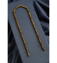 Hematit Taşı Fasetli Kesim Parlak Gold 6x3mm Doğal Taş Dizi