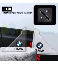 Bmw Logo Kapı Kenar Köşe Koruyucu Çarpma Çizilme Önleyici Silikon Şeffaf Damla Etiket 1 Çift