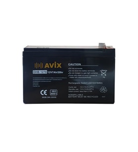 AVİX 12v 7ah- Bakımsız Kuru Akü 2023 Üretim 12 Volt 7 Amper Akü