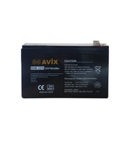 AVİX 12v 7ah- Bakımsız Kuru Akü 2023 Üretim 12 Volt 7 Amper Akü