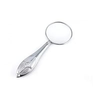 Gümüş Renkli 5x - 45 Mm Zarif Işlemeli Özel Tasarlanmış Büyüteç MG18155-8