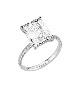 Pırlanta ve Beyaz Topaz Venüs Magna Yüzük 0702R0061