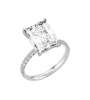 Pırlanta ve Beyaz Topaz Venüs Magna Yüzük 0702R0061