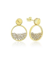 Gümüş Gold Çiğ Damlası Kadın Küpe CSR2184057