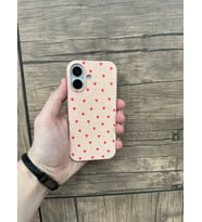 YZGOLDEN IPHONE 17 UYUMLU İÇİ KADİFE DESENLİ TELEFON KILIFI