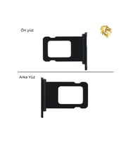 İphone 11 Tekli Sim Yuvası Sim Tepsisi Sim Aparatı Sim Yeri Sim Tray Sim Çekmecesi 11 Uyumlu (Siyah) Sim yuvası sim tepsisi sim aparatı yeni sim yuvası tekli sim tepsisi sim çekmecesi