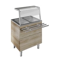 Electrolux Professional Müşteri Tarafında Bir Adet Boru Tip Paslanmaz Çelik Tepsi Kaydırma, Y= 900 Mm F02H2AF01W