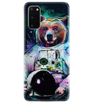 Samsung A02S A03S A10 A12 A13 A21S A22 Kılıf Desenli Silikon Astronot Panda 1755