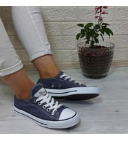 Fiyra 554 Füme Kısa Unisex Sneaker Keten Spor Ayakkabı