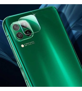 Huawei P40 Lite Kamera Lens Koruyucu 0.2mm İnce Yüksek Kalite Nano Cam (Renksiz)