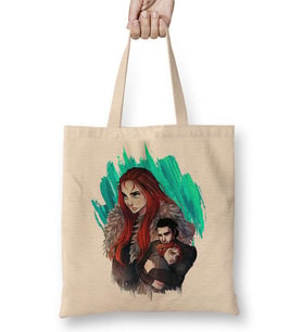 Game of Thrones Sansa e Jon Bez Çanta Uzun Saplı