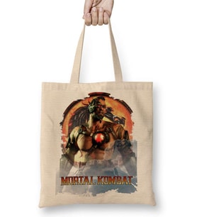 Mortal Kombat Kano Game Bez Çanta Uzun Saplı