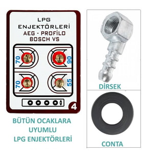 Set Üstü Ocak, Fırınlı Ocak Enjetörleri ve Dirsek Settİ