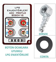 Set Üstü Ocak, Fırınlı Ocak Enjetörleri ve Dirsek Settİ