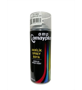 OMP OMAYPLUS 9006 ALÜMİNYUM GRİ PARLAK SPREY BOYA