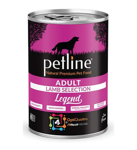 Petline Super Premium Yetişkin Köpek Konservesi Kuzu etli Ve Prinçli Pate 400 Gr (Legend)