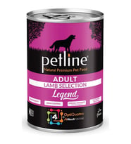 Petline Super Premium Yetişkin Köpek Konservesi Kuzu etli Ve Prinçli Pate 400 Gr (Legend)