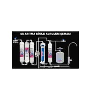 Su Arıtma Cihazı Yapım Seti (su Arıtma Cihazını Kendin Yap !!) (Beyaz)